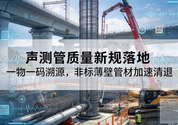 内乡声测管质量新规落地，一物一码溯源，非标薄壁管材加速清退